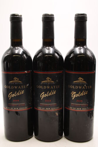 (3) 2002 Goldie Cabernet Sauvignon Merlot Franc, Waiheke Island