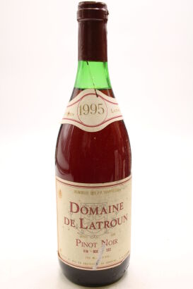 (1) 1995 Domaine de Latroun Pinot Noir, Latrun, Israel