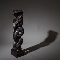 A Maori Figural Carving 