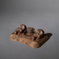 A Folk Art Māori Inkwell