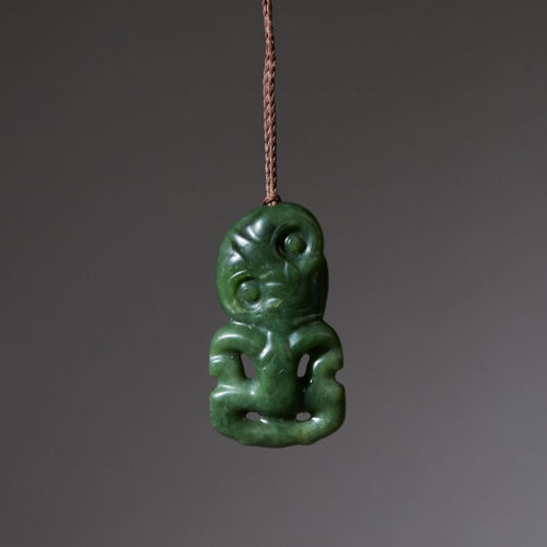 A Pounamu Hei Tiki in Kahurangi Stone&nbsp;