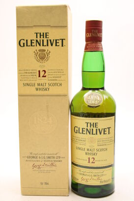 (1) Glenlivet 12 Year Old Single Malt Whisky, 40%