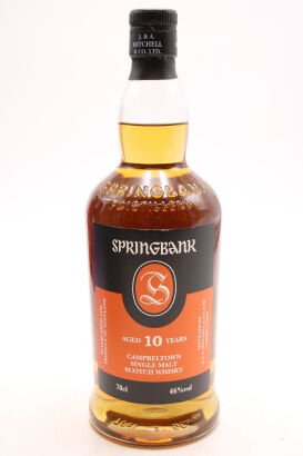 (1) Springbank 10 Year Old Single Malt Scotch Whisky, 46% ABV