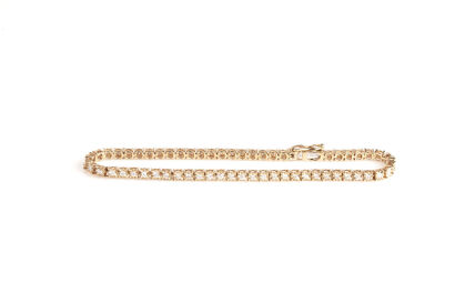 9ct Gold and Diamond Bracelet