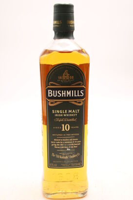 (1) Bushmills 10 Year Old Single Malt Irish Whiskey, 40% ABV