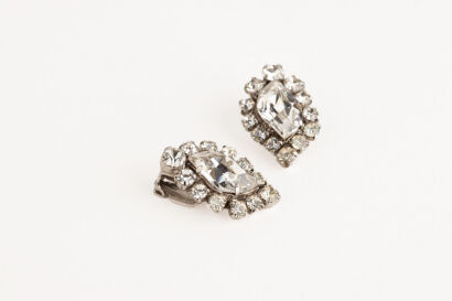 A Pair of Clip-On Crystal Studs