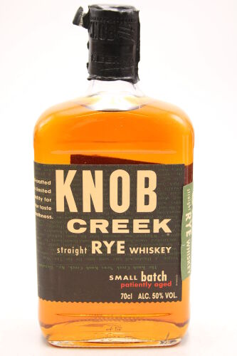 (1) Knob Creek Straight Rye Whiskey Small Batch, 50% ABV