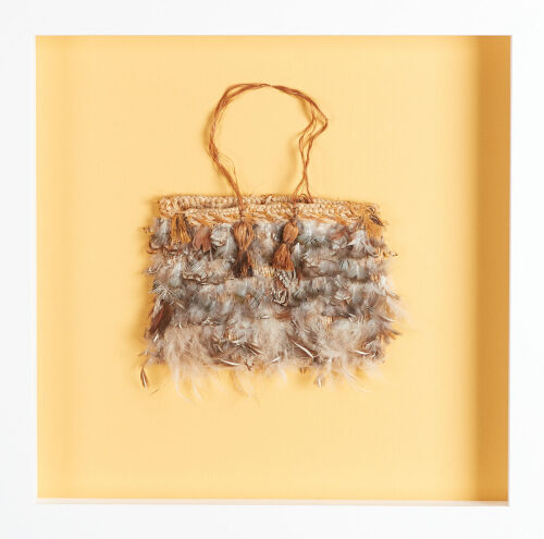An Ornate Kiwi Feather Muka Kete