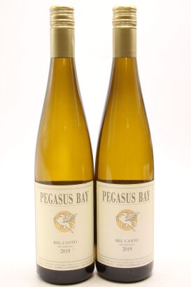 (2) 2019 Pegasus Bay Bel Canto Dry Riesling, Waipara