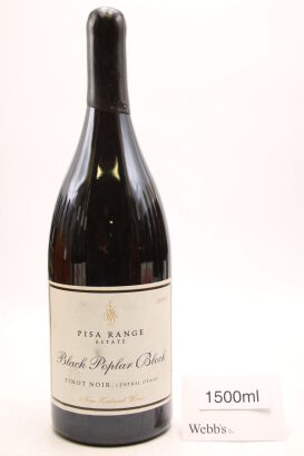 (1) 2010 Pisa Range Estate Black Poplar Block Pinot Noir, Central Otago, 1500ml [BC96]