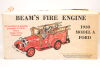 (1) Jim Beam Bourbon Whiskey Decanter 1930 Model A Ford Fire Engine with original box - 4