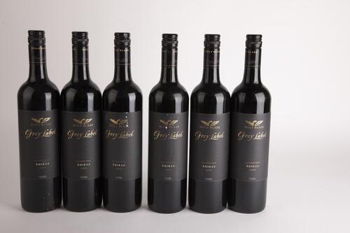 (4) 2005 Wolf Blass Grey Label Shiraz, McLaren Vale JH94