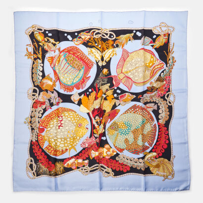 Hermes Grands Fonds Scarf