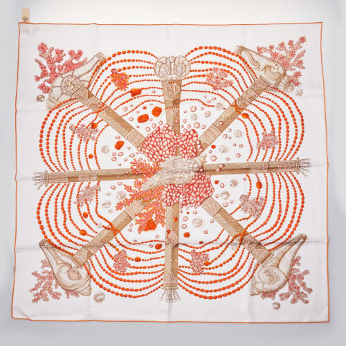 Hermes Chemins de Corail Scarf