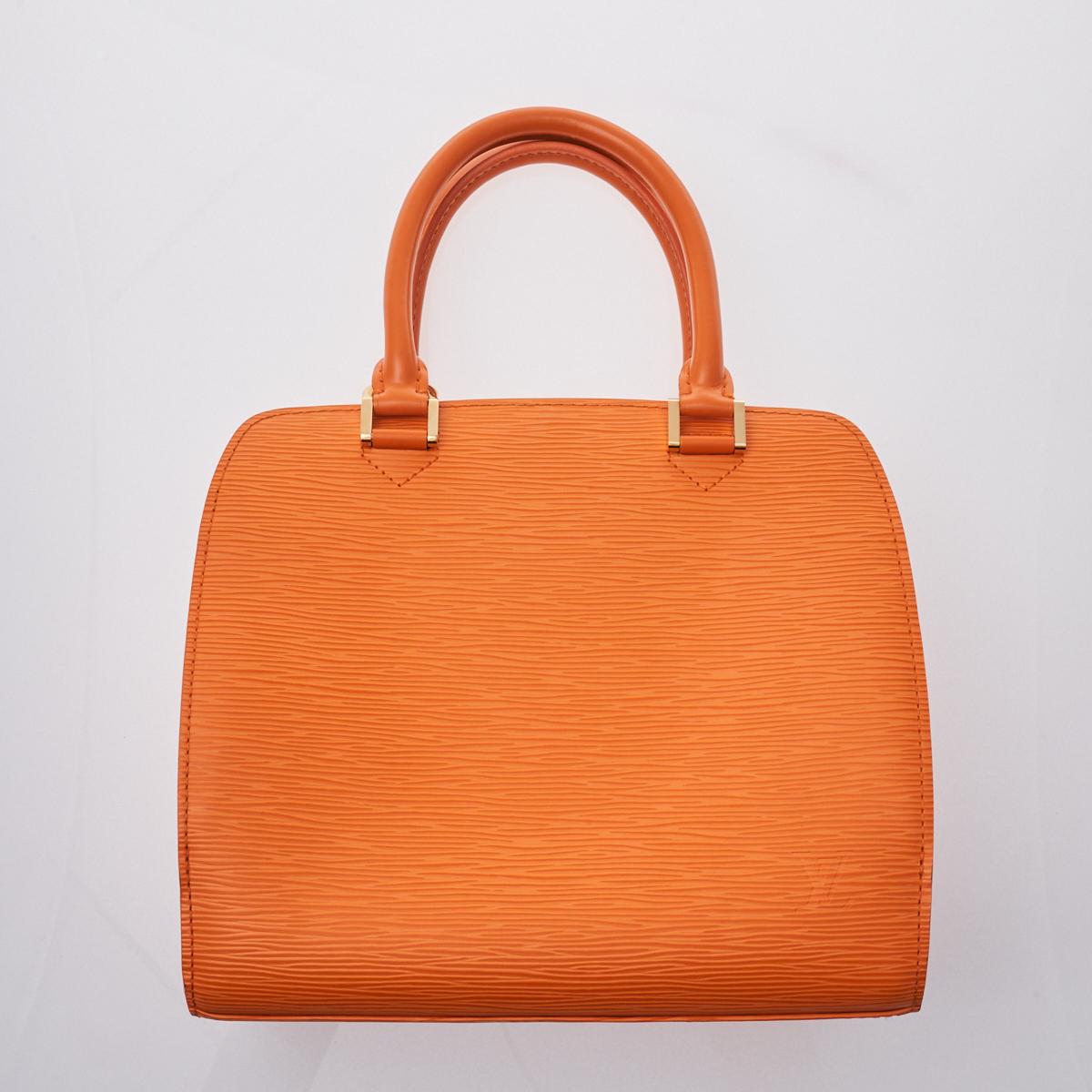 Louis Vuitton Orange Epi Pont Neuf Bag