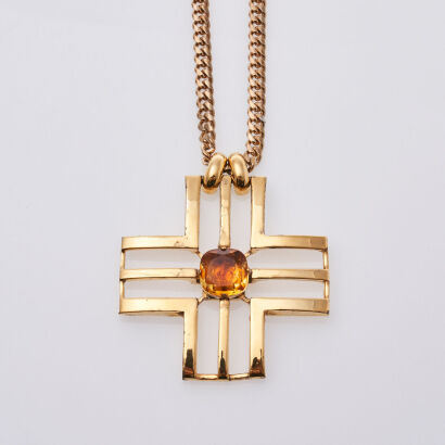 Lanvin Cross Pendant