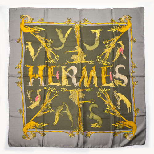 Hermes Alphabet III Scarf