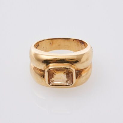 18ct Citrine Ring