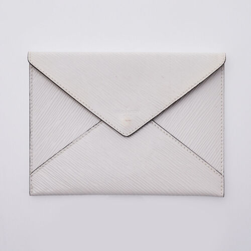 Louis Vuitton Kirigami White Epi Pouch