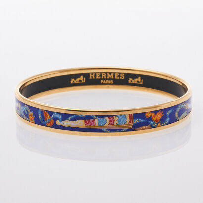 Hermes Enamel Bangle