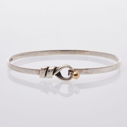Tiffany & Co Silver Hook Bangle