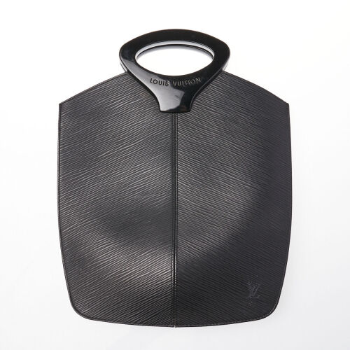 Louis Vuitton Black Epi Demi Lune Tote Bag