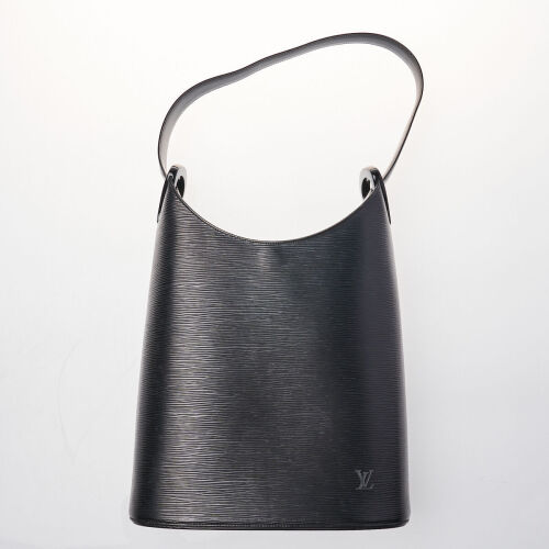 Louis Vuitton Black Epi Verseau Bag