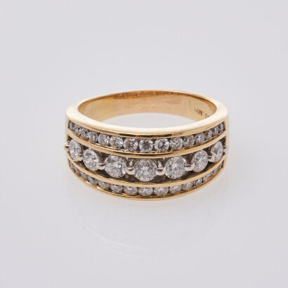 18ct Diamond Dress Ring