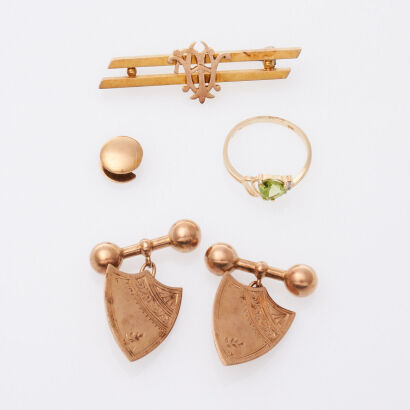 Collection of 15ct Gold Items