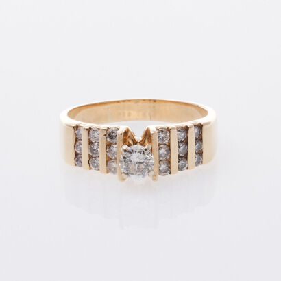14ct Diamond Ring