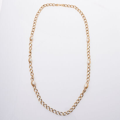 Christian Dior Faux Pearl Necklace