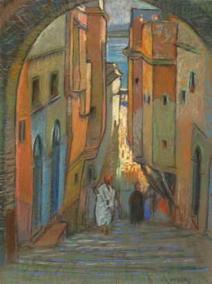 JOHN WEEKS A Street in Old Algiers