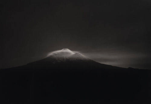 LAURENCE ABERHART Taranaki from Oeo Road Under Moonlight