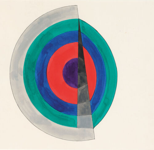 CARL SYDOW Untitled Circular Drawing