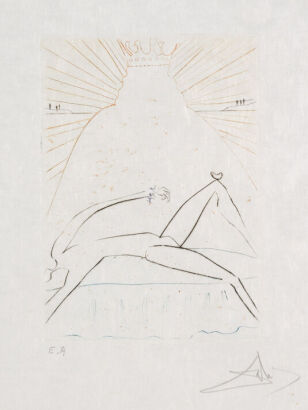 SALVADOR DALI Richard II (from Much Ado About Shakespeare)