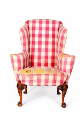 A Wing Backed Armchair