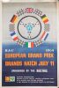 1964 RAC European GP Bands Hatch&nbsp;Poster
