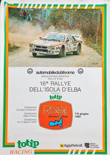 1984 Rally Dello Isola Livorno&nbsp;Poster