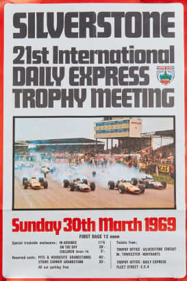 1969 Daily Express Trophy Silverstone Poster