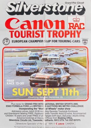 2000 Tourist Trophy Touring Cars Silverstone Poster 