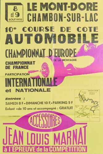 1970 Int. Championship Mont-Dore Poster