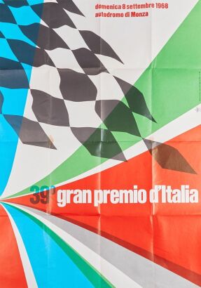 1968 GP Italy Monza Poster