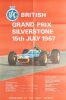 1967 British Grand Prix Silverstone Poster