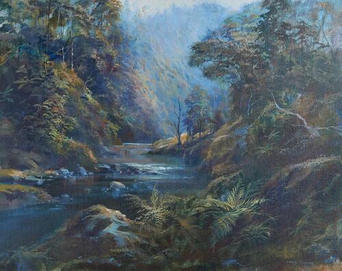 LANCE O'GORMAN Still Waters, Mokau River