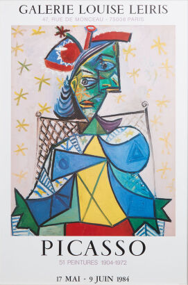 PICASSO 51 PEINTURES 1904-1972 POSTER Picasso 51 Peintures 1904-1972 Poster