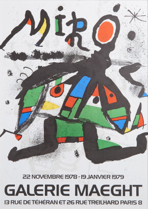 JOAN MIRO GALERIE MAEGHT POSTER