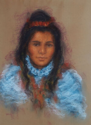 KRISTEN ZAMBUCKA Portrait of Princess Kaiulani of Hawaii