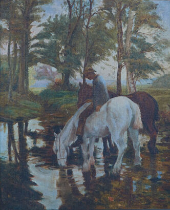 AFTER STANHOPE FORBES Watering Horses