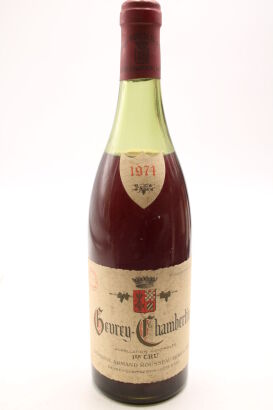 (1) 1974 Domaine Armand Rousseau Pere et Fils Gevrey-Chambertin Premier Cru