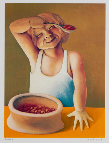 MICHAEL SMITHER Sarah With Baked Beans